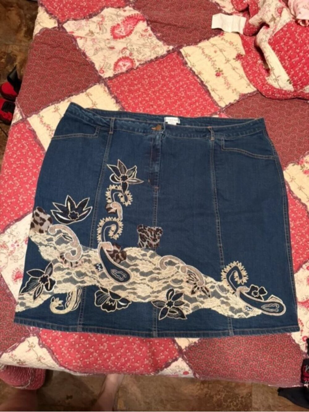 Denim skirt